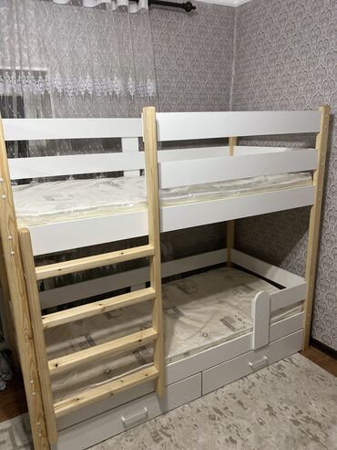 Двухъярусные детские кровати: Двуярусные кровати Качество до120кг выдерживают На заказ 3-4 дня — 14
