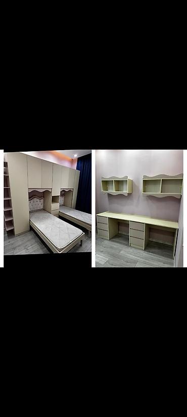 детская мебель в баку: 400 Azn genc desti satilir Yaxsi vesiyyetdedir .Dolabin olcusu3.68m — 1