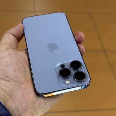 Apple iPhone: IPhone 13 Pro, Б/у, 128 ГБ, Pacific Blue, Чехол, 84 % — 3
