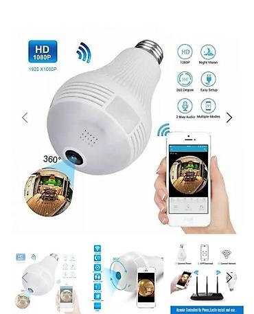 plinski reso sa bocom: 05. Panoramska 360 WIFI kamera u sijalici 4799 RSD Kamera sijalica 360 — 1