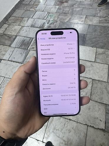 iphone 15 обычный: IPhone 15 Pro, Б/у, 256 ГБ, Black Titanium, Зарядное устройство, Защитное стекло, Чехол, 81 % — 5