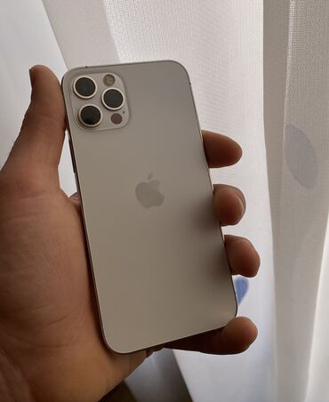 Apple iPhone: IPhone 12 Pro, 512 GB, Ağ, Zəmanət, Simsiz şarj, Face ID