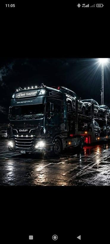 Тягач, DAF, Сar carrier trailer