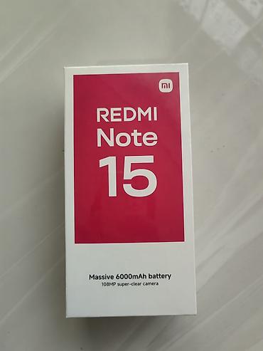 телефон ултура: Redmi, Redmi Note 15, Новый, 256 ГБ, цвет - Черный, 2 SIM — 1