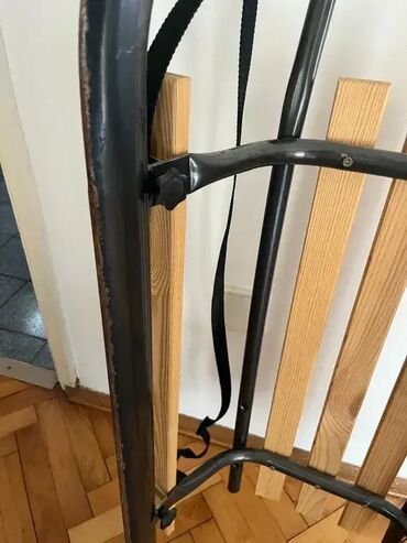 Ostali zimski sportovi: *** AKCIJA *** #2292 Kvalitetne Metalne Sanke 110cm; Dimenzije: L 110 — 8