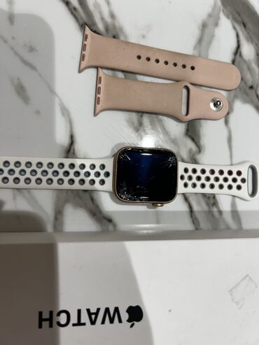 apple watch satilir: İşlənmiş, Smart saat, Apple, Sensor ekran, rəng - Çəhrayı