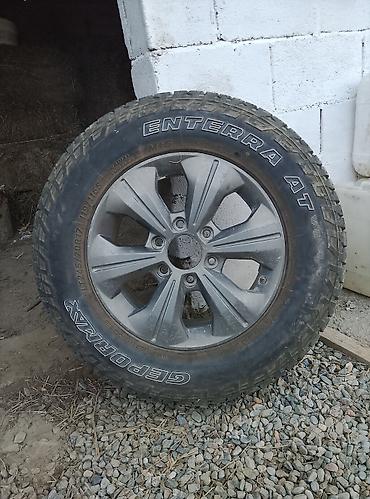 Транспорт: Колеса в сборе 245 / 70 / R 17, Всесезонная, Б/у, 1 шт, Внедорожные (АТ/МТ), Литые, отверстий - 6 — 1