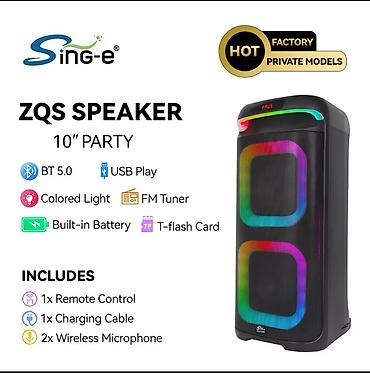 zqs: Портативная акустическая система Sing-e ZQS10220 (10" PARTY) - Мощная — 4
