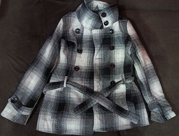 ženski vuneni kaputi: S (EU 36), Plaid, With lining