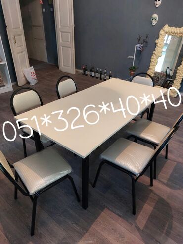 Masa və oturacaq dəstləri: Qonaq otağı üçün, Yeni, Açılan, Dördbucaq masa, 4 stul -da lalafo.az — 30 Masa və oturacaq dəstləri: Qonaq otağı üçün, Yeni, Açılan, Dördbucaq masa, 4 stul — 30