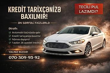 ilkin odənişli maşınlar: Avtomobil girovu əsasında nağd kredit xidməti - Kredit tarixçənizə — 1
