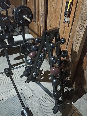 Гантели: Продаю Гантели Штанги грушу Брусья Турник. все Комплектом. Качество — 7