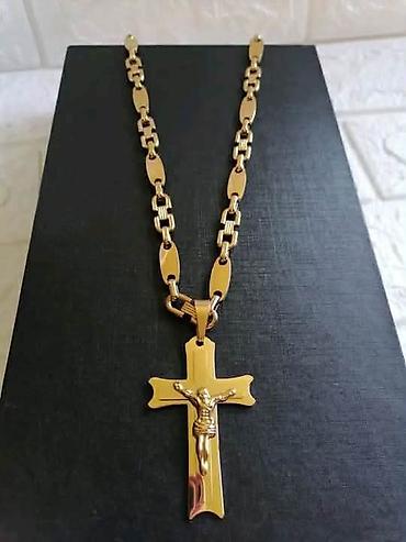 Ogrlice: Lanac sa krstom Hirurški čelik
Cena:2900din
💋 — 2