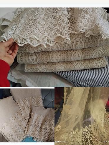 советская скатерть: Məhsul: pərdə 3 metirdi eni uzunluğu 290 ölçü təzə tikilib hazır 4 — 1