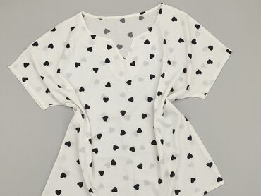 białe bluzki 158: Блуза жіноча, L, стан - Ідеальний