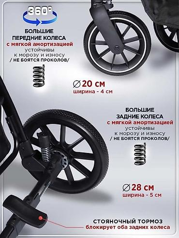 Коляски: Коляска, Другой бренд, цвет - Черный, Б/у, Самовывоз, Бесплатная доставка — 25