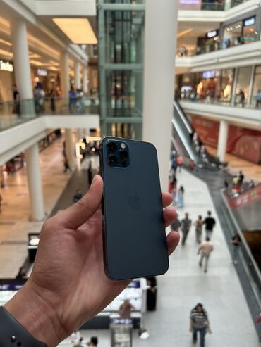 en ucuz iphone 12 pro max: IPhone 12 Pro Max, Pacific Blue, Face ID