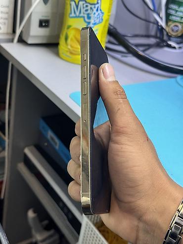 Мобильные телефоны и аксессуары: IPhone 13 Pro Max, Б/у, 128 ГБ, Matte Gold, Защитное стекло, 100 % — 5
