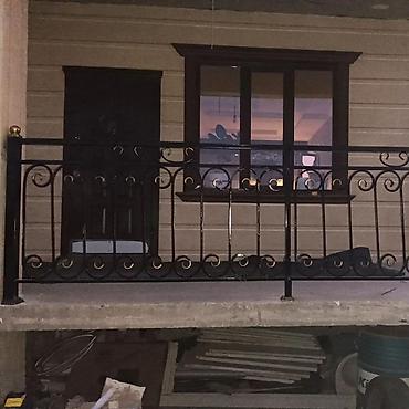 Изготовление перил: Изготовление перил Материал: Кованное железо, Наружные, Бесплатный замер — 40