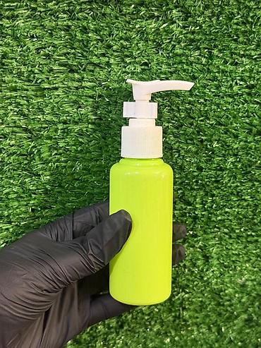 Gözəllik və sağlamlıq: Şüşə görünümlü şəffaf plastik pompalı flakonlar - Həcm: təxminən 100 — 9