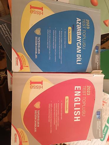 Kitablar və jurnallar: Məhsul: 2023 “Test Toplusu” kitabları – Azərbaycan dili və English — 1