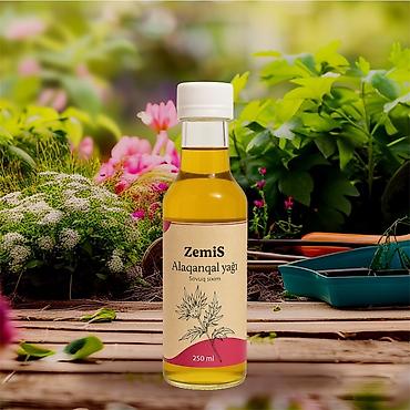 yağlar: ZemiS Alaqanqal yağı – soyuq sıxım, 250 ml. - Tərkib: 100% alaqanqal — 1