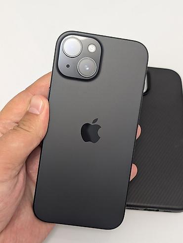 айфон за 15 тысяч: IPhone 15, Б/у, 128 ГБ, Midnight, Защитное стекло, 97 % — 2