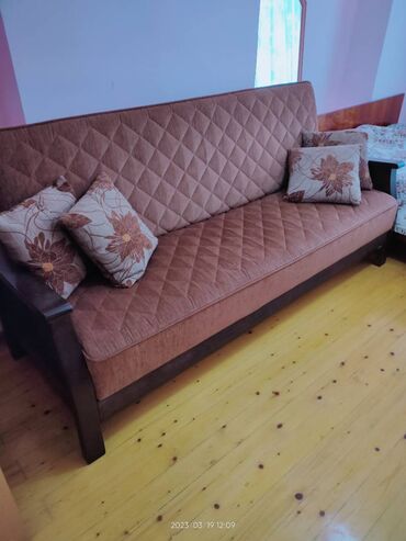 диван кресло бу: Б/у, Диван-кровать, 2 кресла, С подъемным механизмом