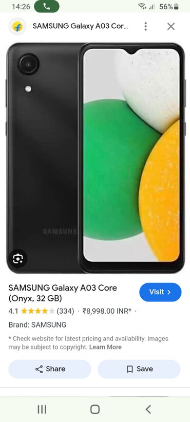 80 manata telefon: Samsung A02, 32 GB, rəng - Qara
