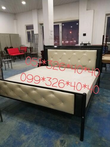 Çarpayılar: Yeni, İkinəfərlik çarpayı, Bazasız, Matras ilə, Siyirməsiz, Azərbaycan — 18