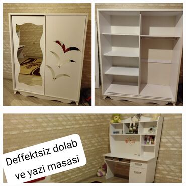 mebelim ucuzluq: SaraDolab ve yazi masasi birlikde 240 azn unvan Razin catdirilma