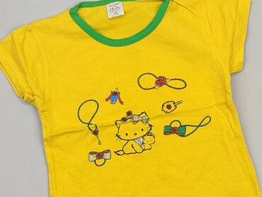 koszulka żółta: Koszulka, 5-6 lat, 110-116 cm, stan - Bardzo dobry