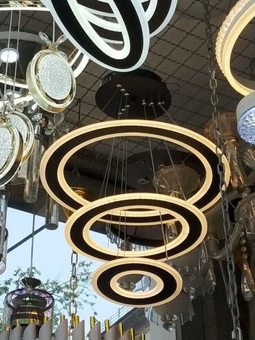 yağış işıq: Çılçıraq, 1 lampa, Metal