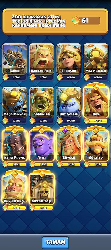 qar şalvarı: Clash Royale hesabı – yüksək trofey və maksimal səviyyəli kartlar - — 3