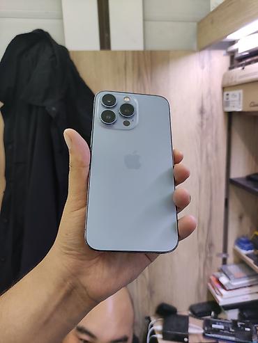 IPhone 13 Pro, Б/у, 128 ГБ, Голубой, 100 %