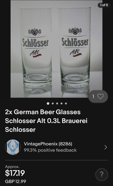 Čaše: Case nove za pivo 2008g.Schllosser Nemacka. Case nove,sve na njima — 3