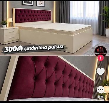 Yataq dəsti - Klassik, minimal dizaynlı iki nəfərlik çarpayı - lalafo.az -da Yataq dəsti - Klassik, minimal dizaynlı iki nəfərlik çarpayı -