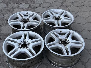 r18 mercedes: Литые Диски R 18 AMG, Комплект, отверстий - 5, Б/у — 3