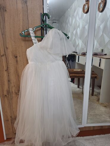 Платья: Детское платье, цвет - Белый — 2