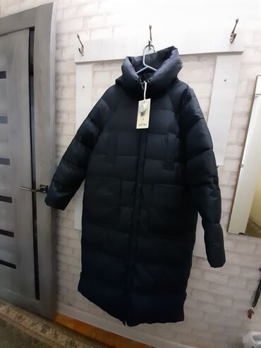 Пальто: Пальто, Зима, Длинная модель, 4XL (EU 48)