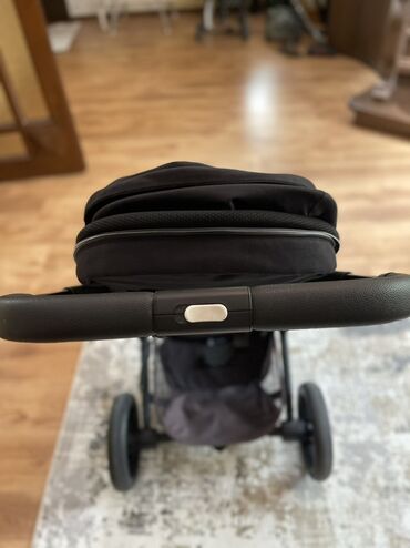 Коляски: Коляска, цвет - Черный, Б/у — 6