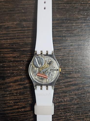 saat qol: Swatch qadın/qız qol saatı - Model: Swatch Originals (şəffaf — 2