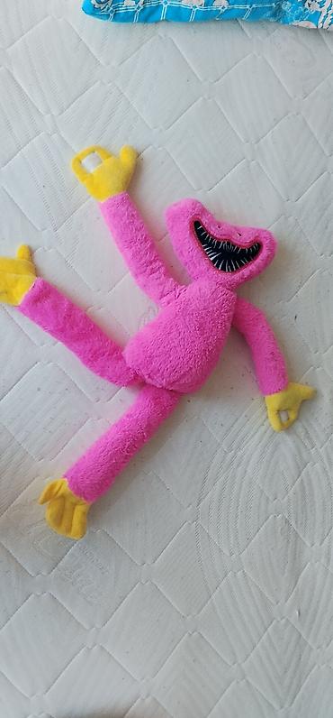 Yumşaq oyuncaqlar: Oyuncaq: Poppy Playtime temalı peluş fiqur – Kissy Missy (çəhrayı) - — 3