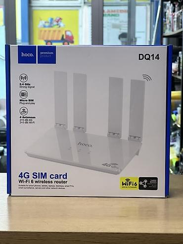 usb router 4g: SIM Wi‑Fi 6 роутер 2400 сом Что это дает: - Интернет через — 1