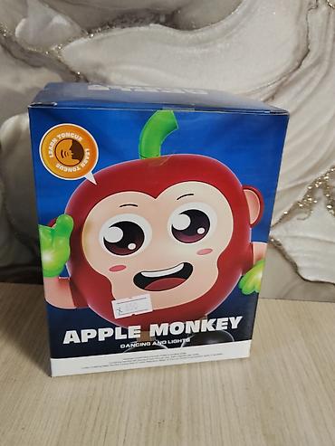 Игрушки: Игровая игрушка Apple Monkey — танцующая обезьянка-яблоко с подсветкой — 2