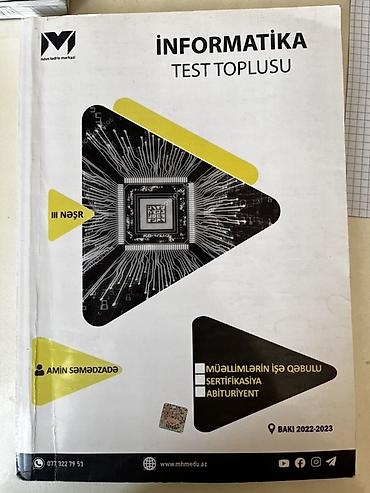 Məhsul: “İnformatika – Test Toplusu” (III nəşr) - Nəşriyyat: MHM