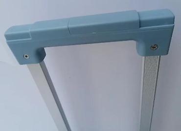 Putni koferi i torbe: Tvrdi kofer na točkiće – svetloplava boja - Materijal: čvrsta — 3