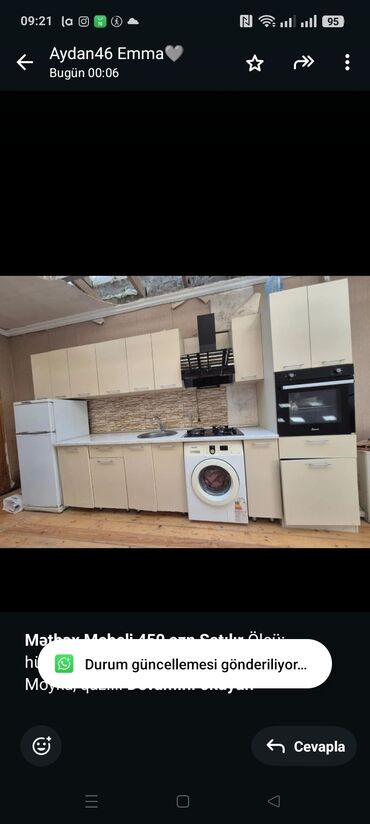 Stəkanlar: *Mətbəx Mebeli 450 azn Satılır* Ölçü: hündürü 2.20 uzunu 3.80 Üzərində