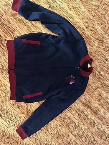 jaket kisi: Uşaq üçün idman gödəkçəsi S razmerdi - Rəng: tünd göy, bordo — 1
