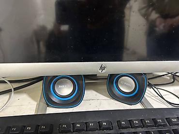 asus tuf dash: HP masaüstü kompüter sistemi Komplekt: - HP monitor (gümüş çərçivə — 1